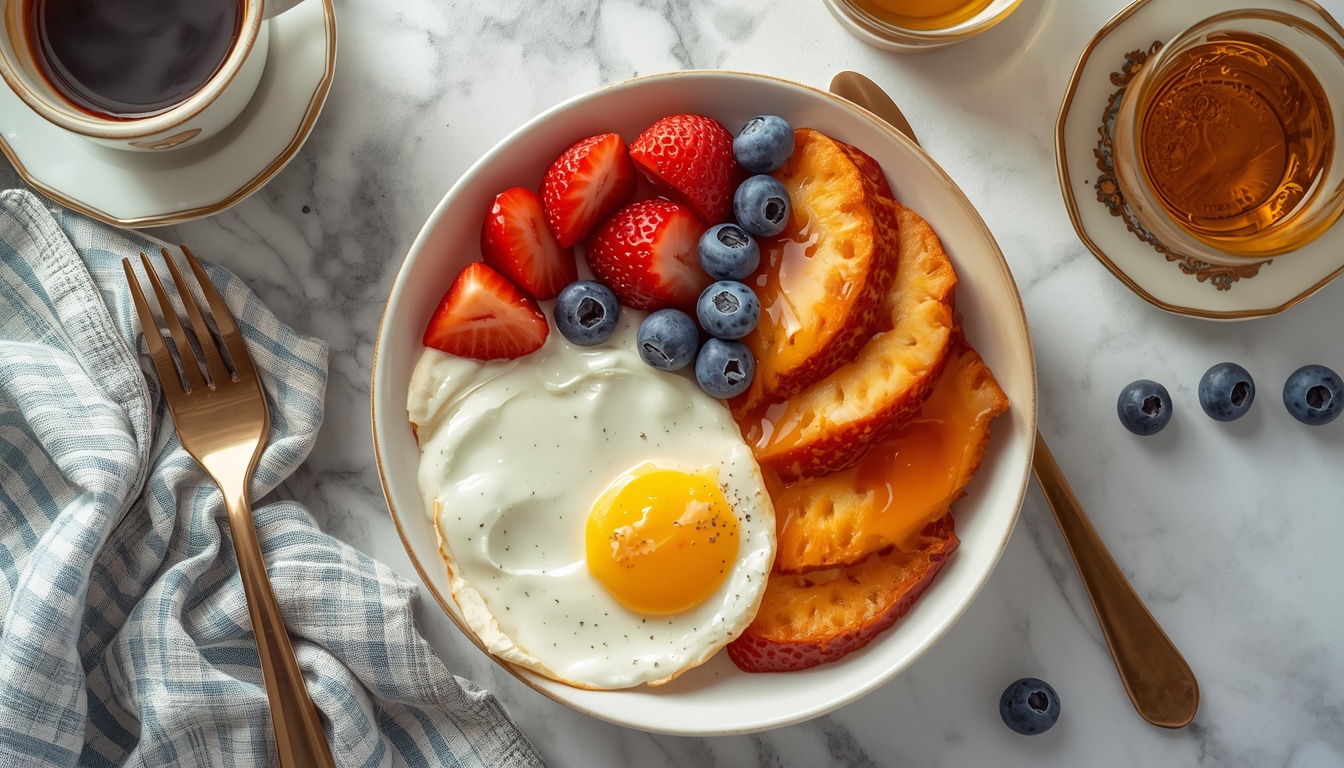 Healthy morning meal symbolizing a starter habit routine
